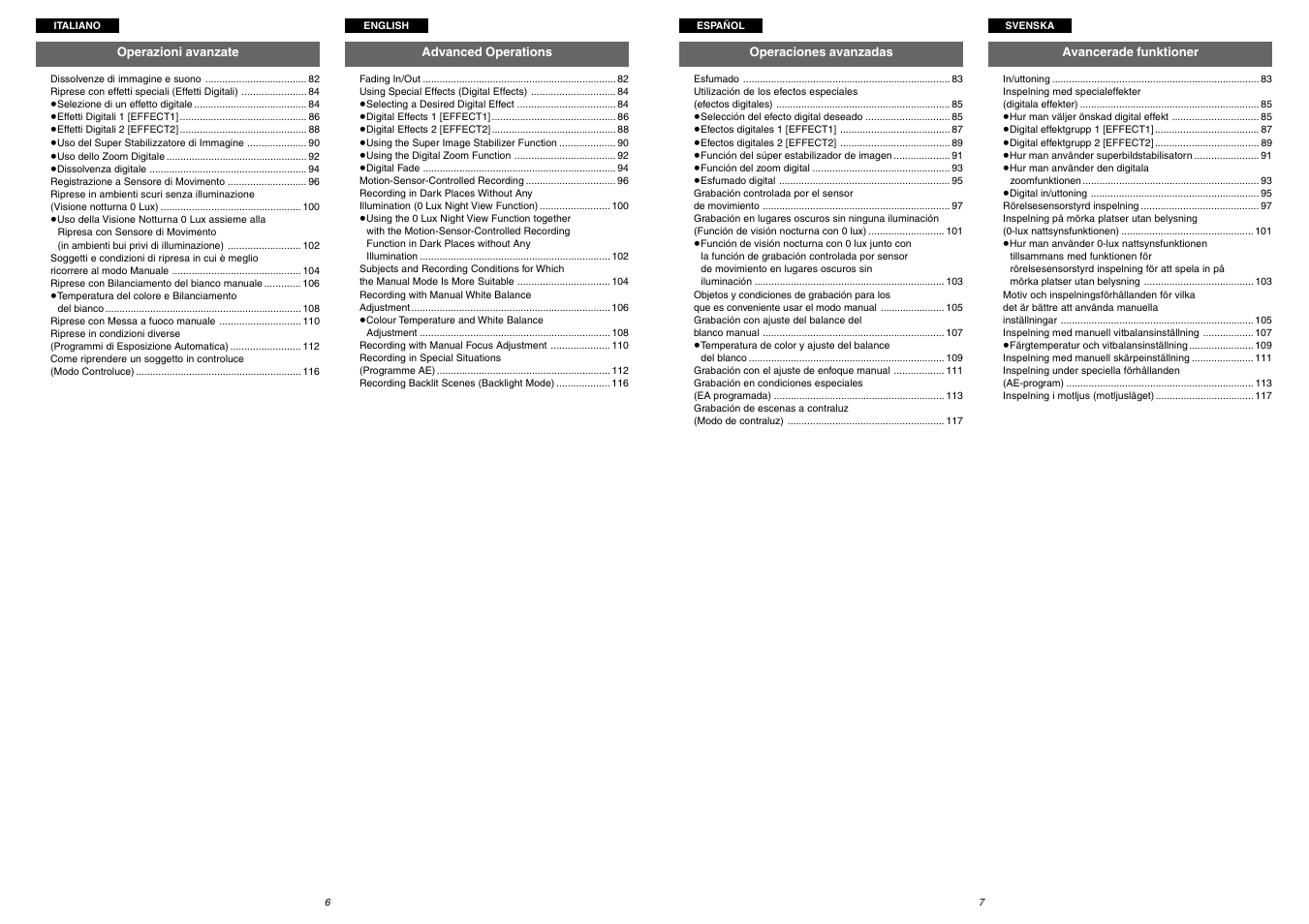 Panasonic NVVZ1E User Manual | Page 4 / 89