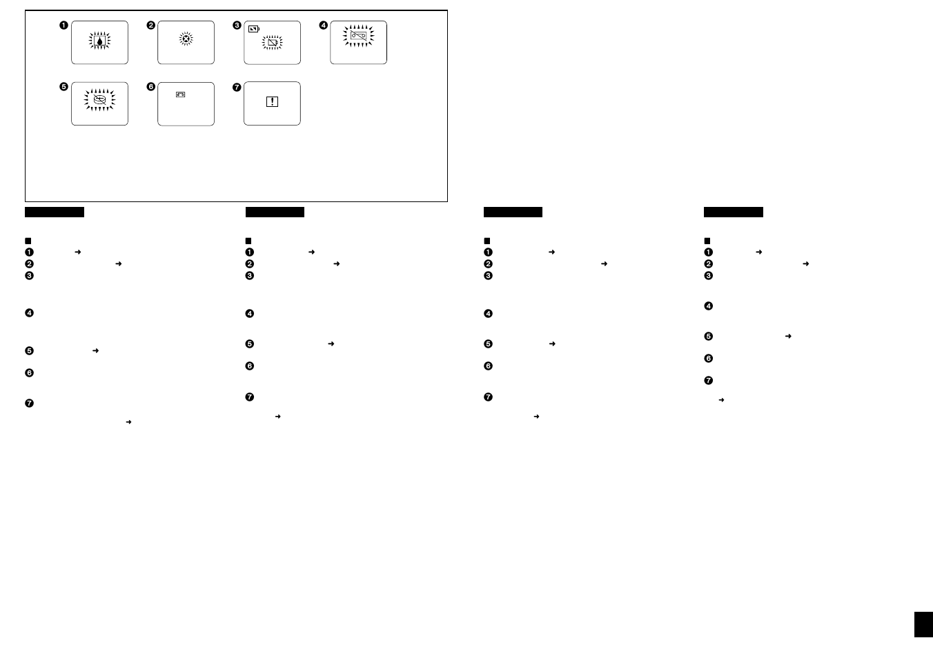 Indications, Indicazioni, Indicaciones | Indikeringar | Panasonic NVVZ1E User Manual | Page 80 / 89