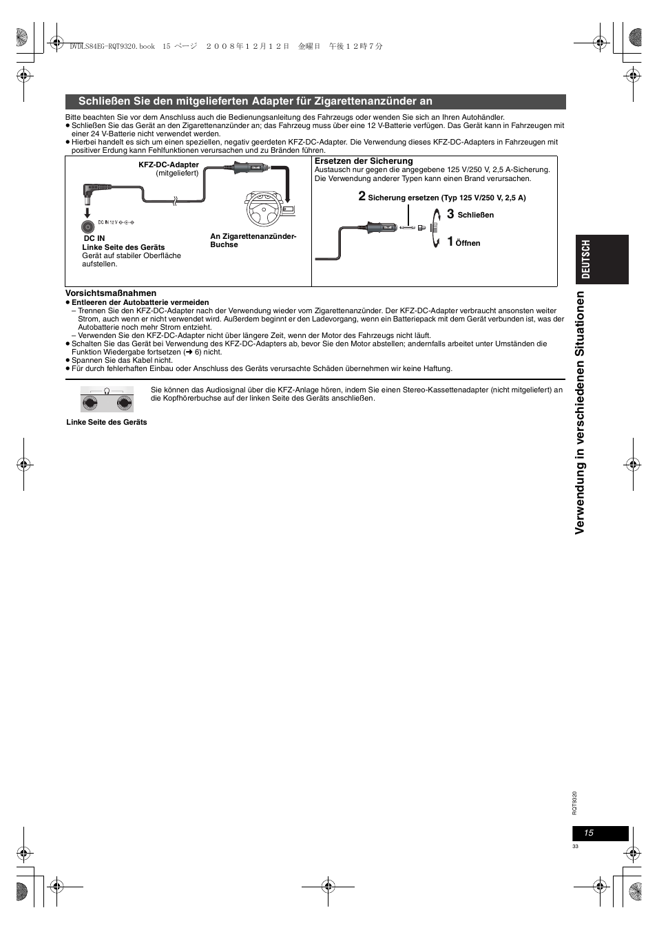 Panasonic DVDLS84 User Manual | Page 33 / 108
