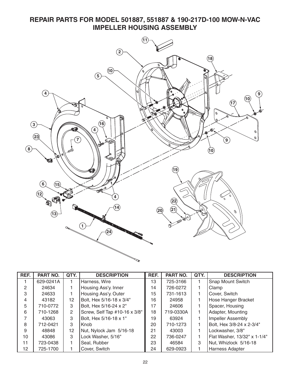 Agri-Fab 62468 User Manual | Page 22 / 24