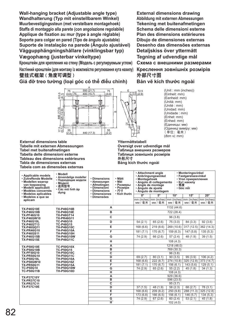 Panasonic TYWK4P1RW User Manual | Page 82 / 84