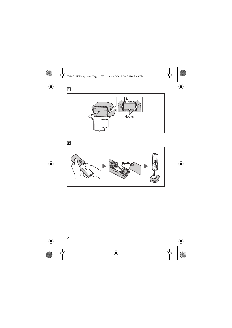 Panasonic KXTGA551EX User Manual | Page 2 / 76