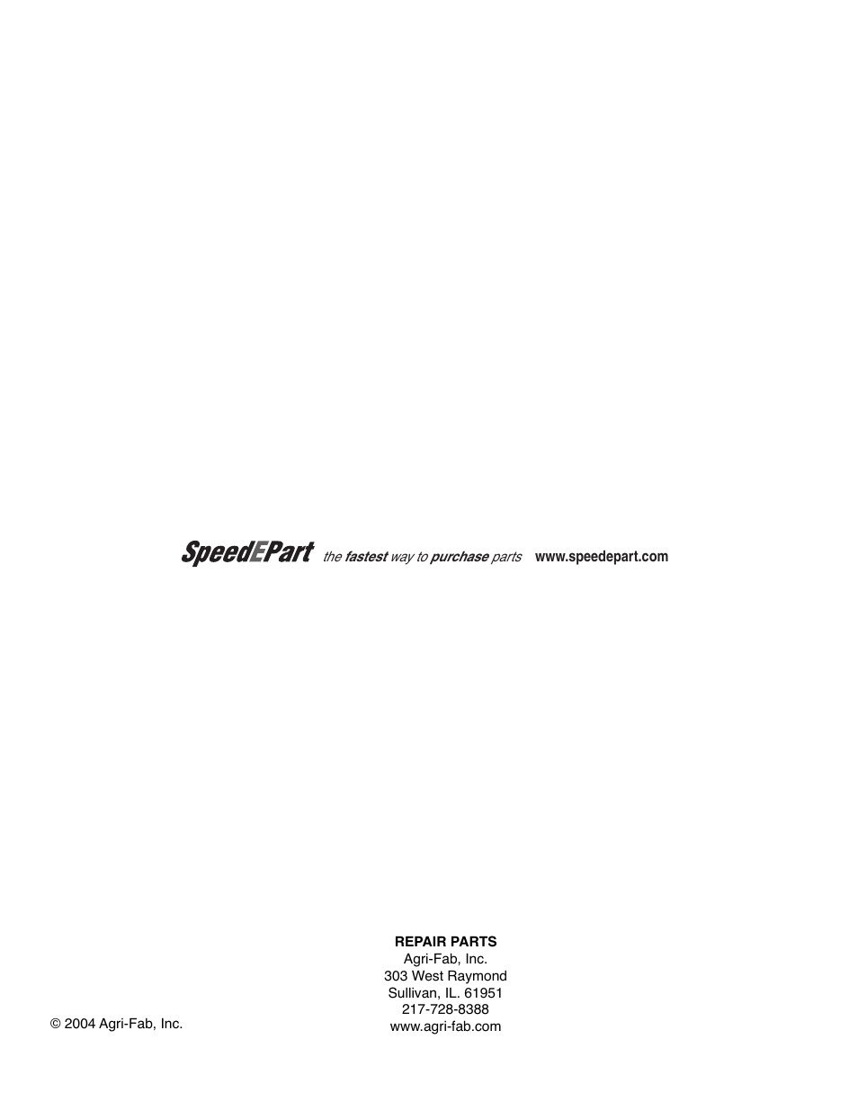 Agri-Fab 45-03611 User Manual | Page 28 / 28