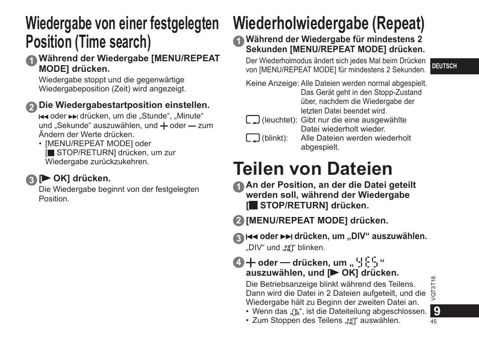 Teilen von dateien | Panasonic RRUS300E User Manual | Page 45 / 136
