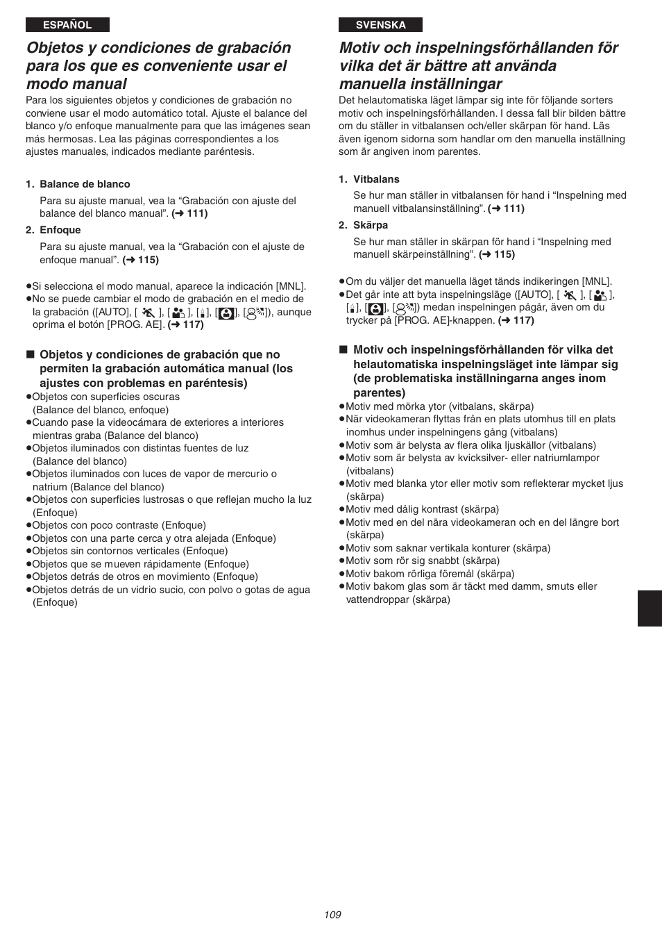 Panasonic NVVS4EG User Manual | Page 109 / 188