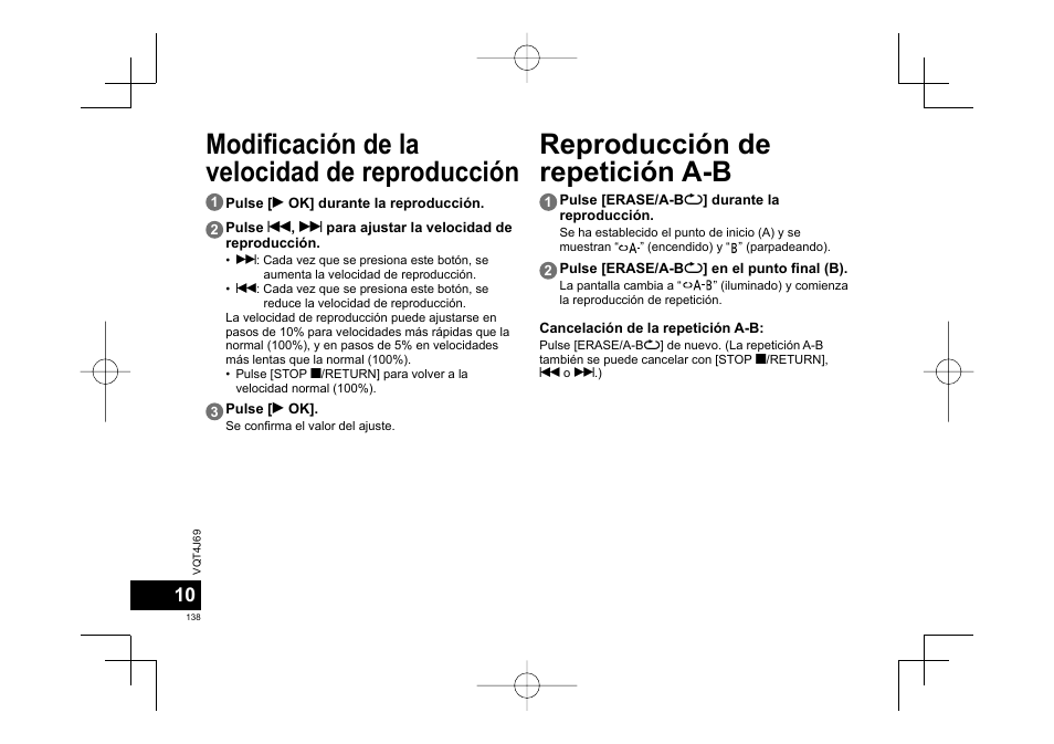 Panasonic RRXS350E User Manual | Page 138 / 178