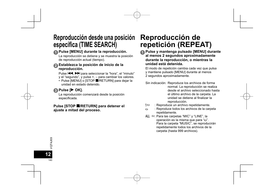 Panasonic RRXS350E User Manual | Page 140 / 178