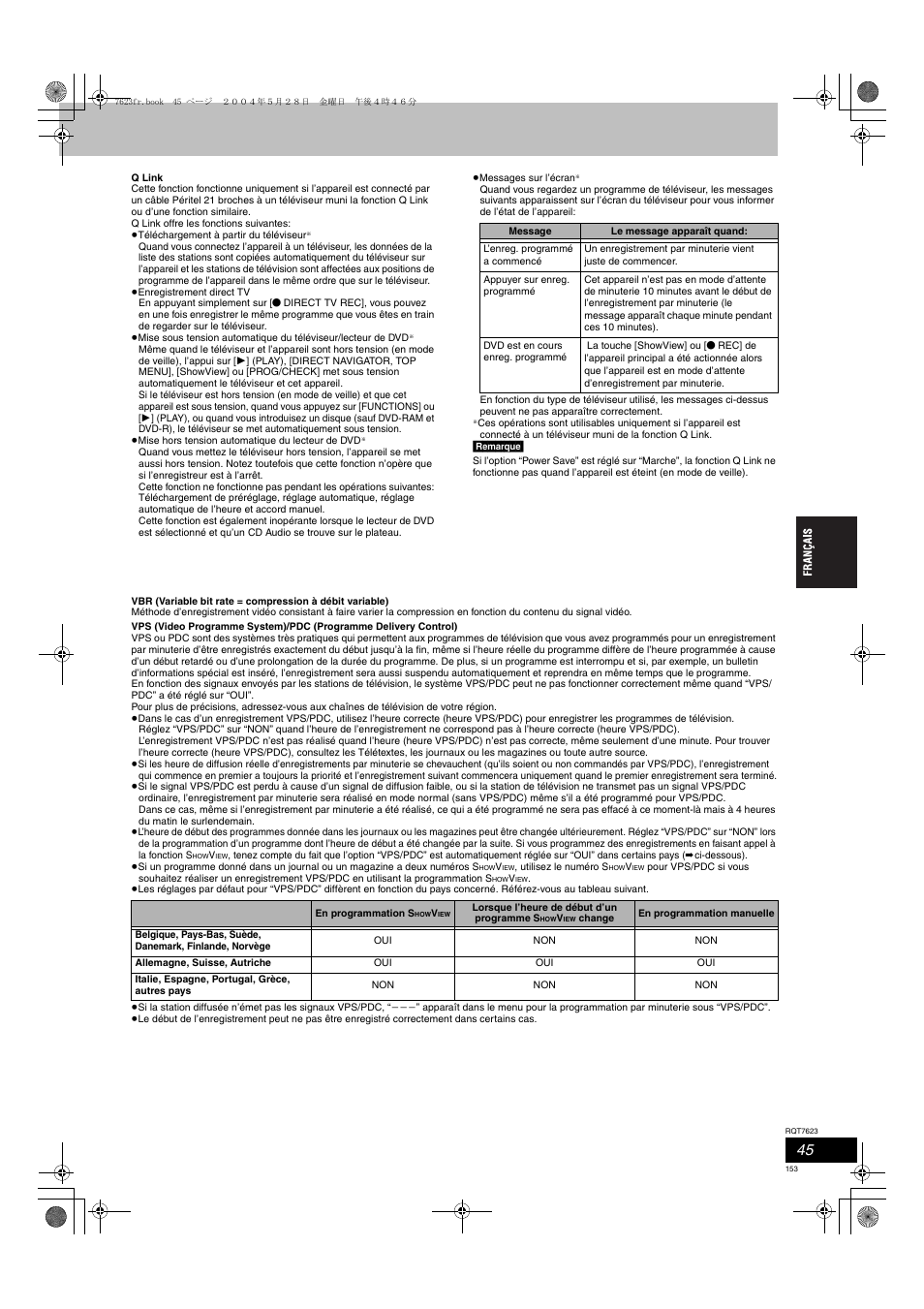 Panasonic SCHT1500 User Manual | Page 153 / 164