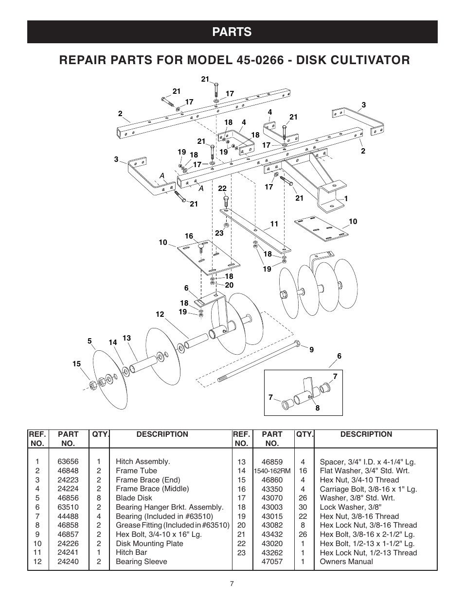 Agri-Fab 45-0266 User Manual | 1 page