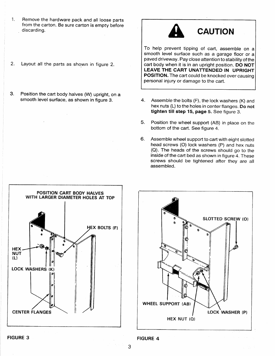 Caution | Agri-Fab 190-521-000 User Manual | Page 3 / 12