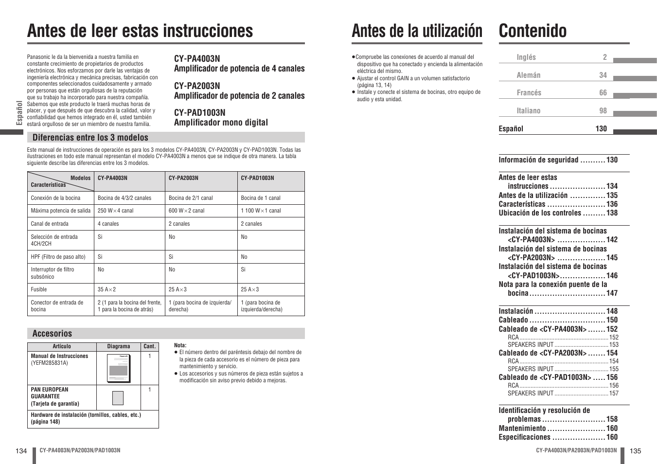 Panasonic CYPA2003N User Manual | Page 68 / 82