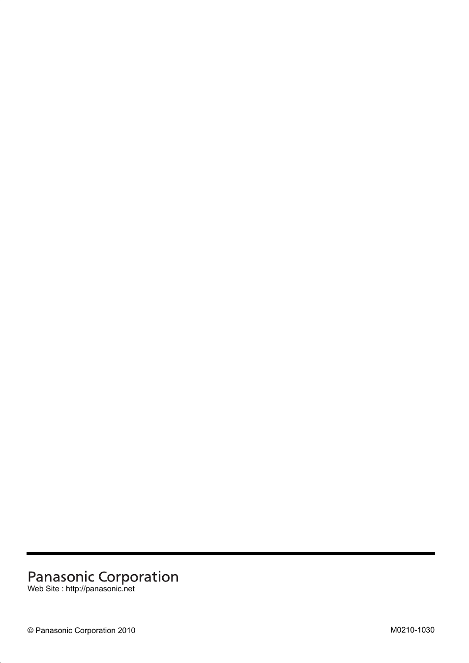 Panasonic TYST20K User Manual | Page 60 / 60