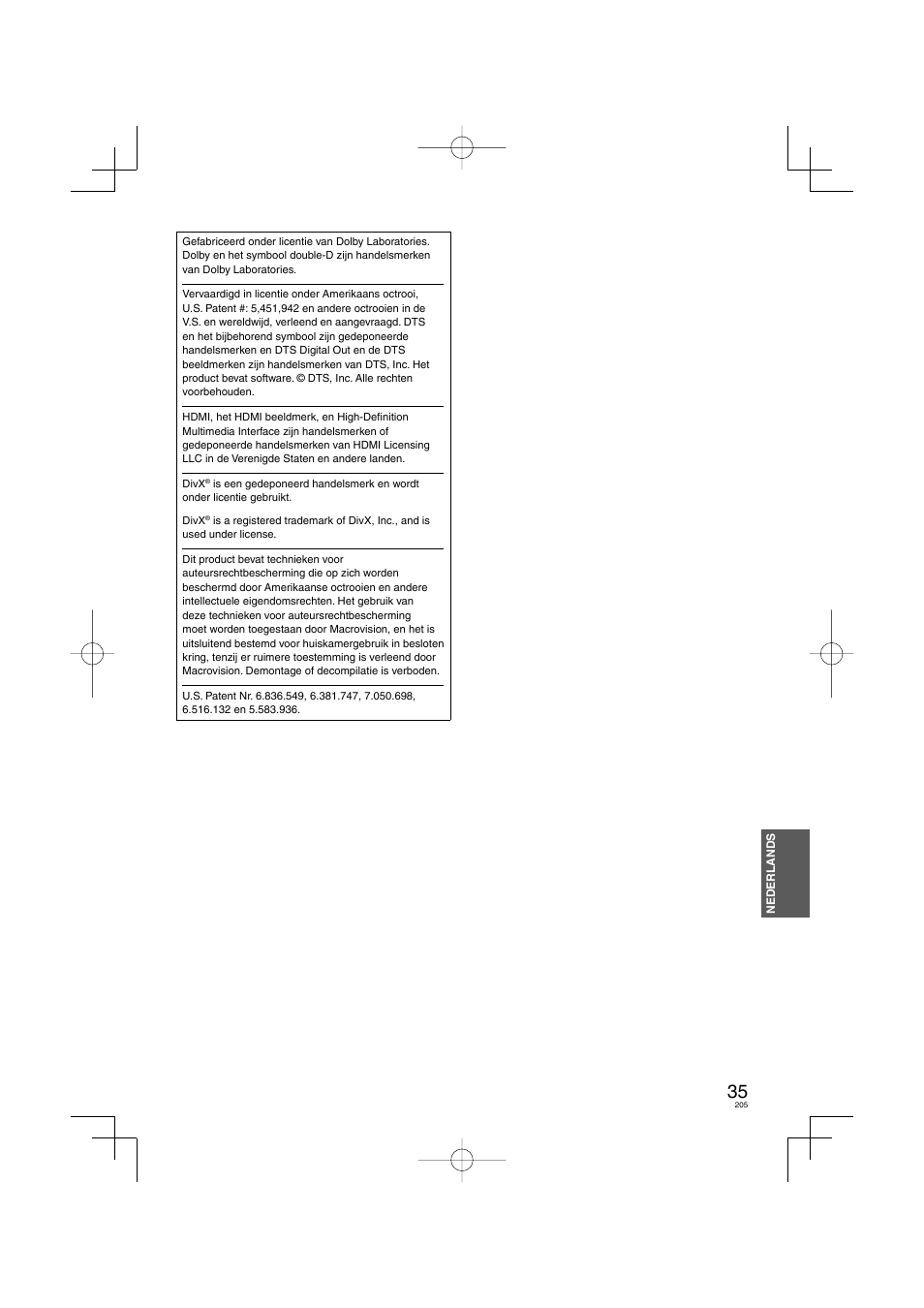 Panasonic DVDS38 User Manual | Page 205 / 216