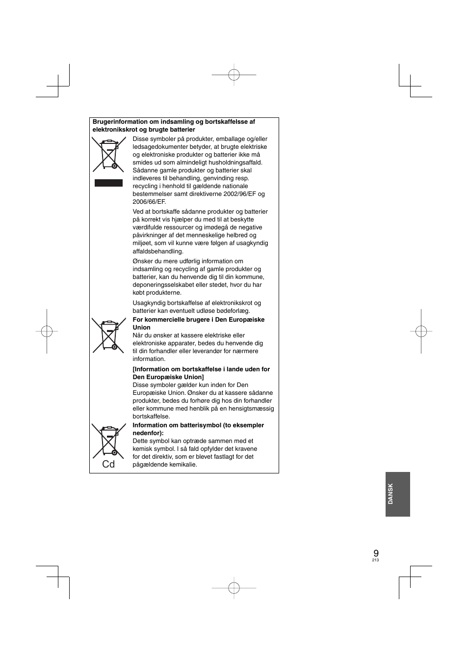 Panasonic DVDS38 User Manual | Page 213 / 216