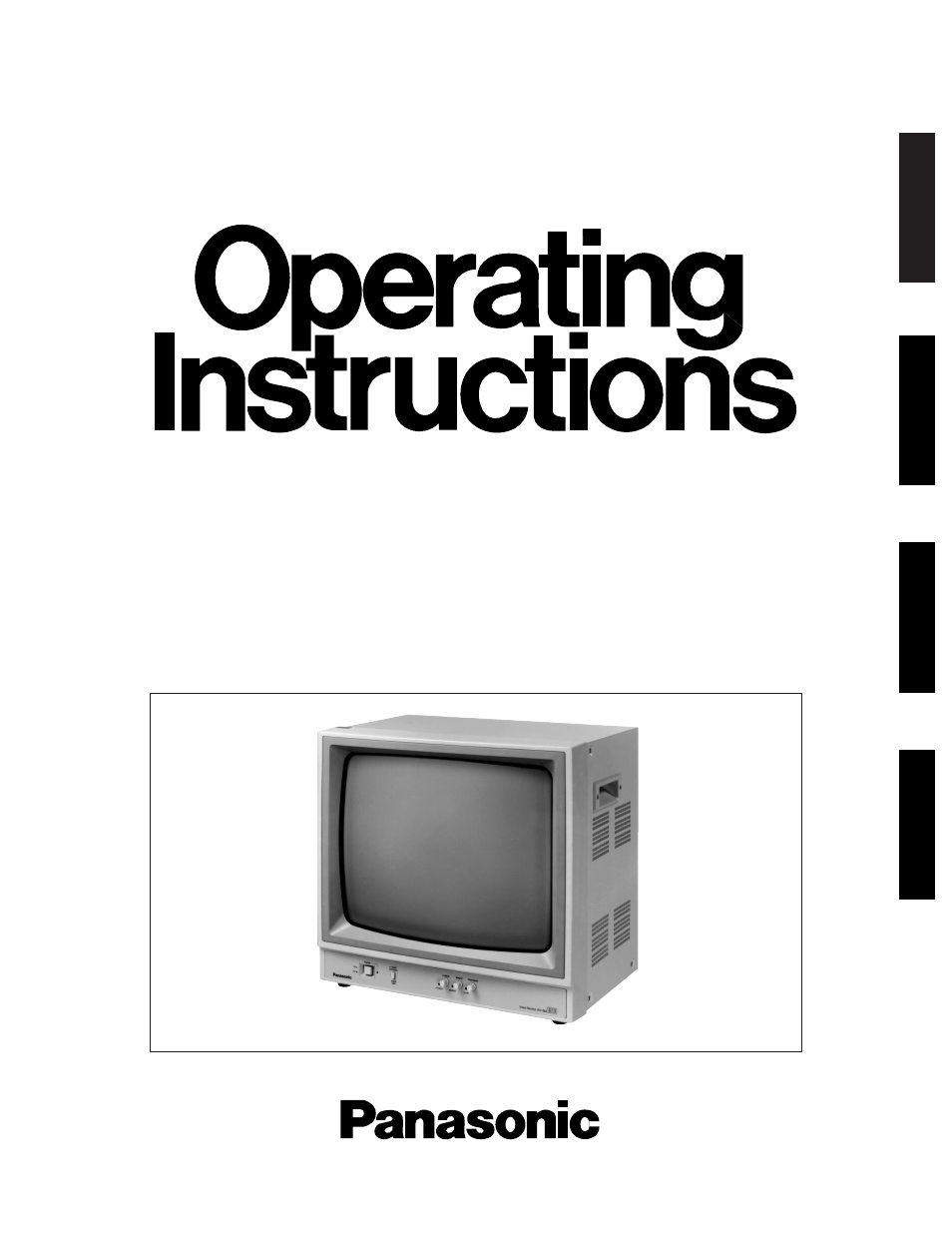 Panasonic WVBM1910 User Manual | 30 pages