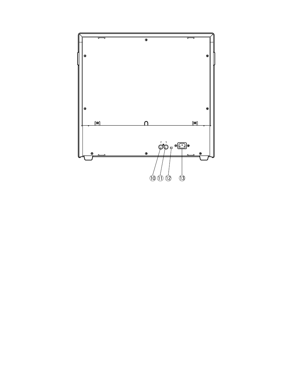 Vue arriere, Vue arrière | Panasonic WVBM1910 User Manual | Page 19 / 30