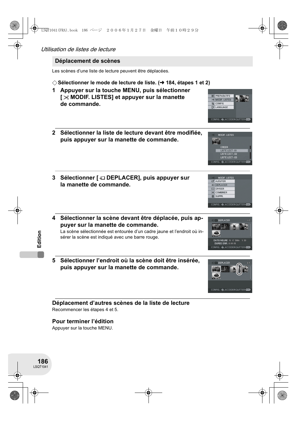 Panasonic VDRD152EG User Manual | Page 186 / 232