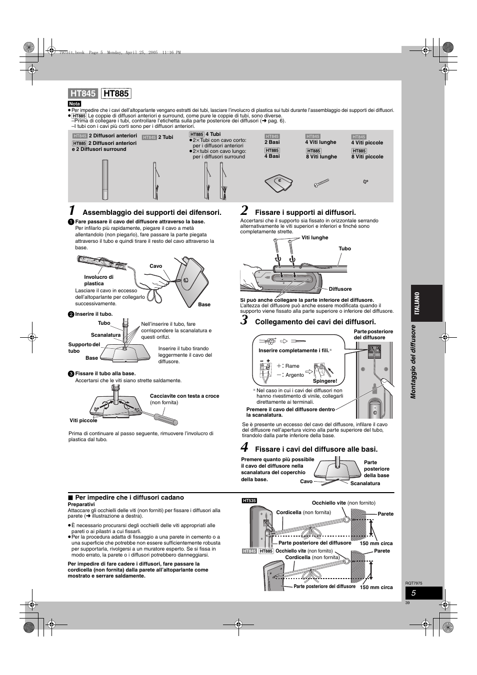 Panasonic SCHT845 User Manual | Page 39 / 104