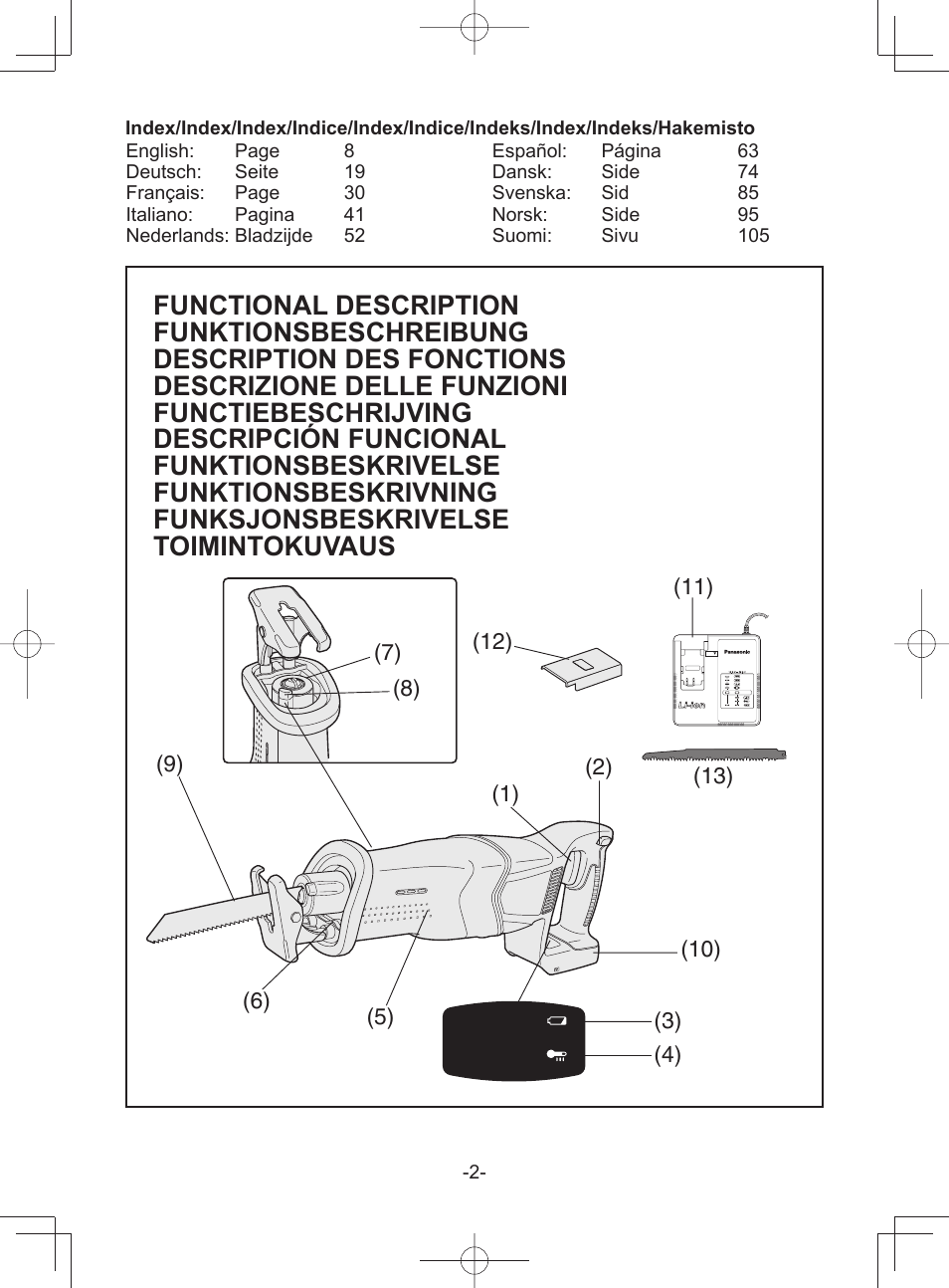 Panasonic EY45A1 User Manual | Page 2 / 116