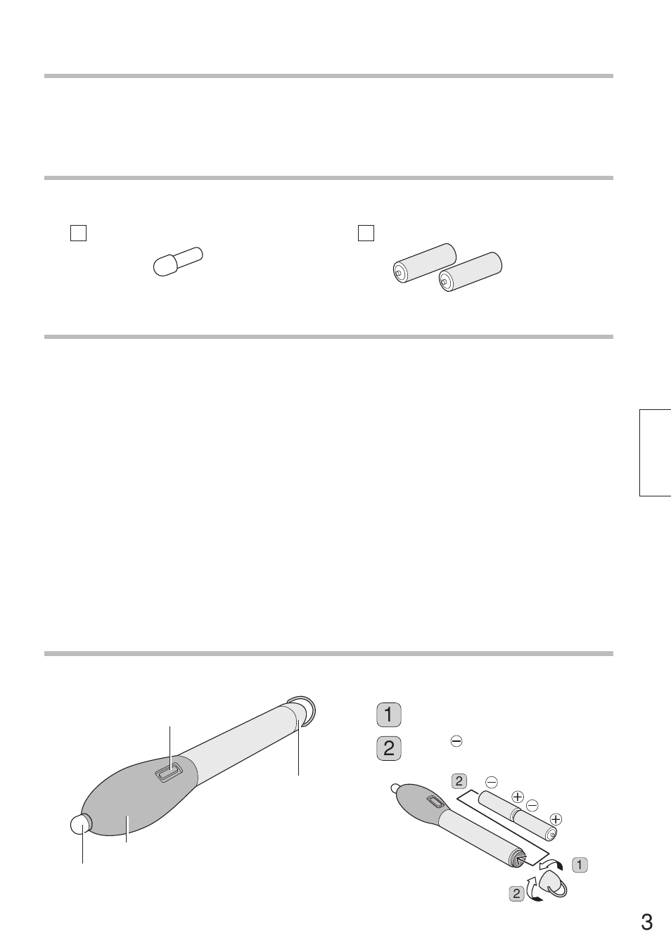 タッチペンについて ご使用上の留意点 各部のなまえ, 付属品の確認 | Panasonic TYTP50P6S User Manual | Page 3 / 16