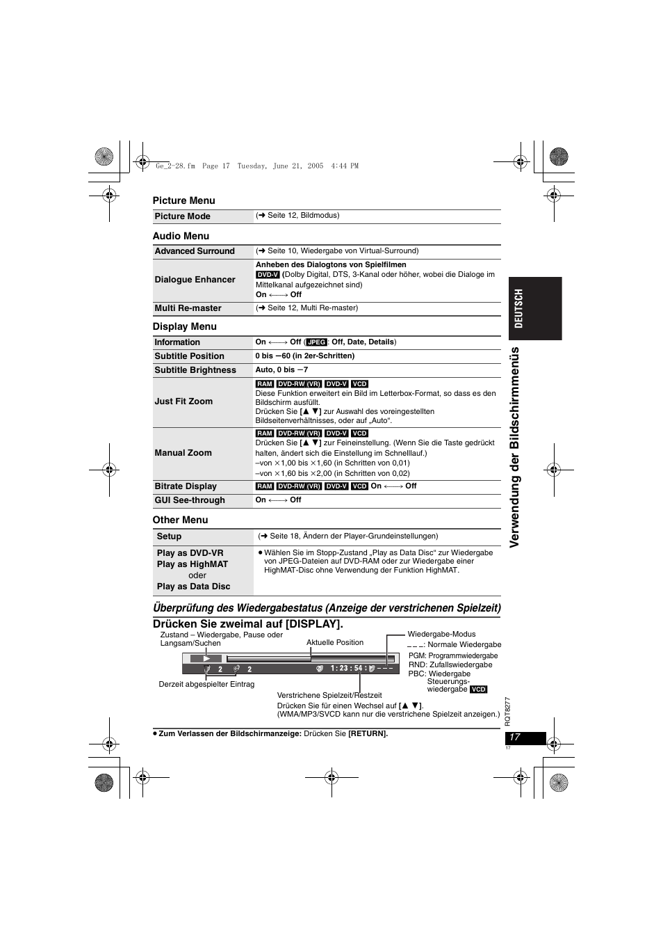 Panasonic DVDLS90 User Manual | Page 17 / 56
