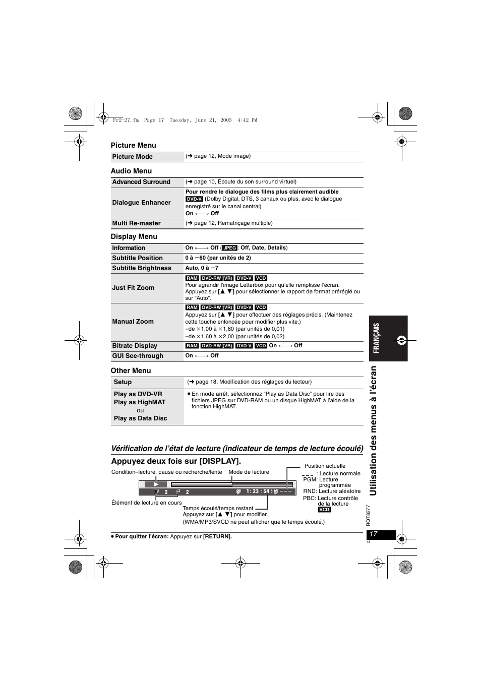 Panasonic DVDLS90 User Manual | Page 43 / 56