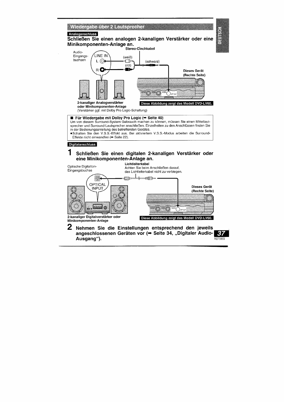 Panasonic DVDPV40 User Manual | Page 37 / 86