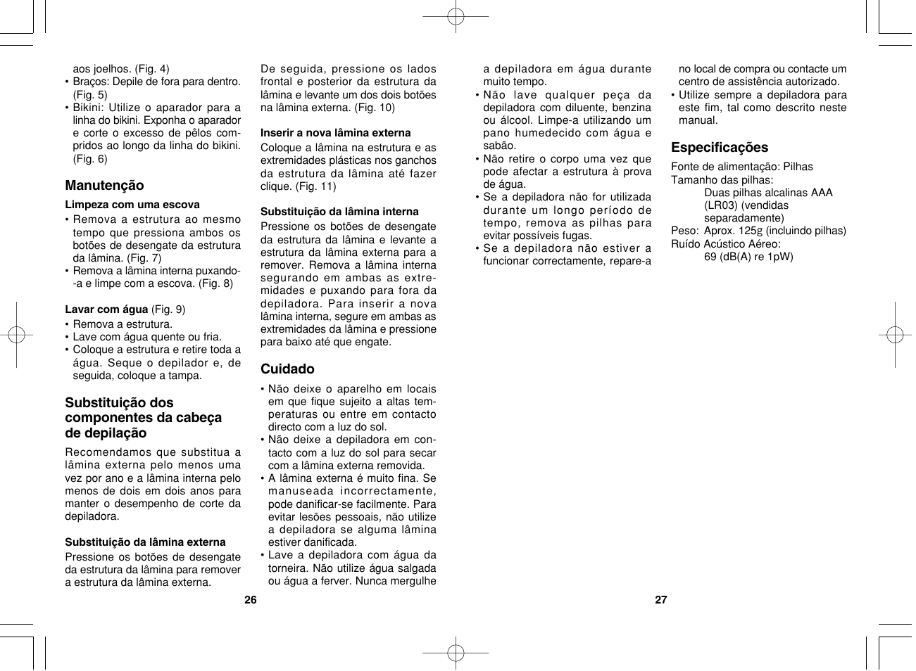 Panasonic ES2235 User Manual | Page 14 / 23