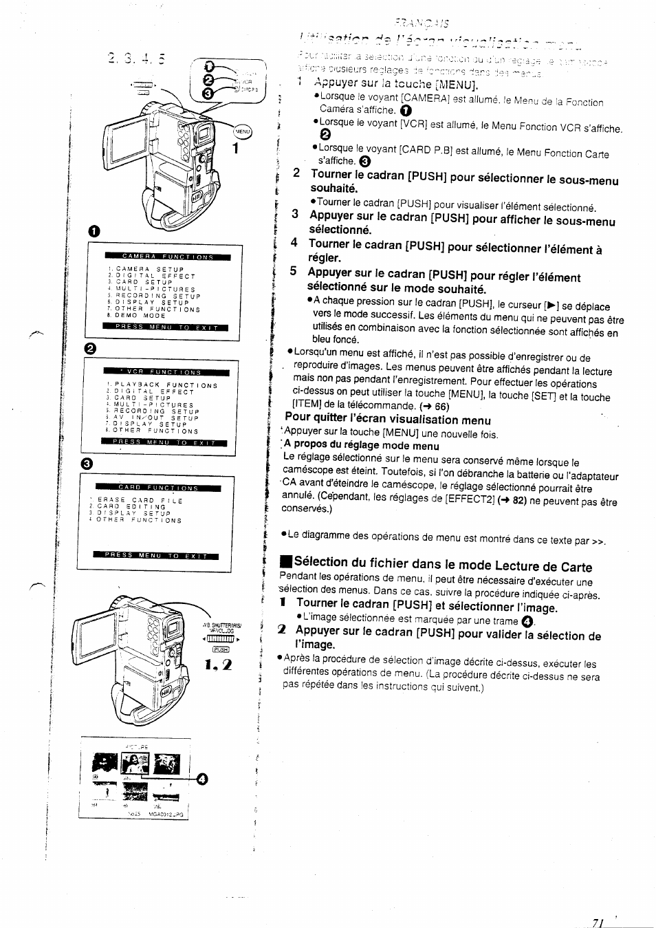 Panasonic NVEX21EG User Manual | Page 15 / 64