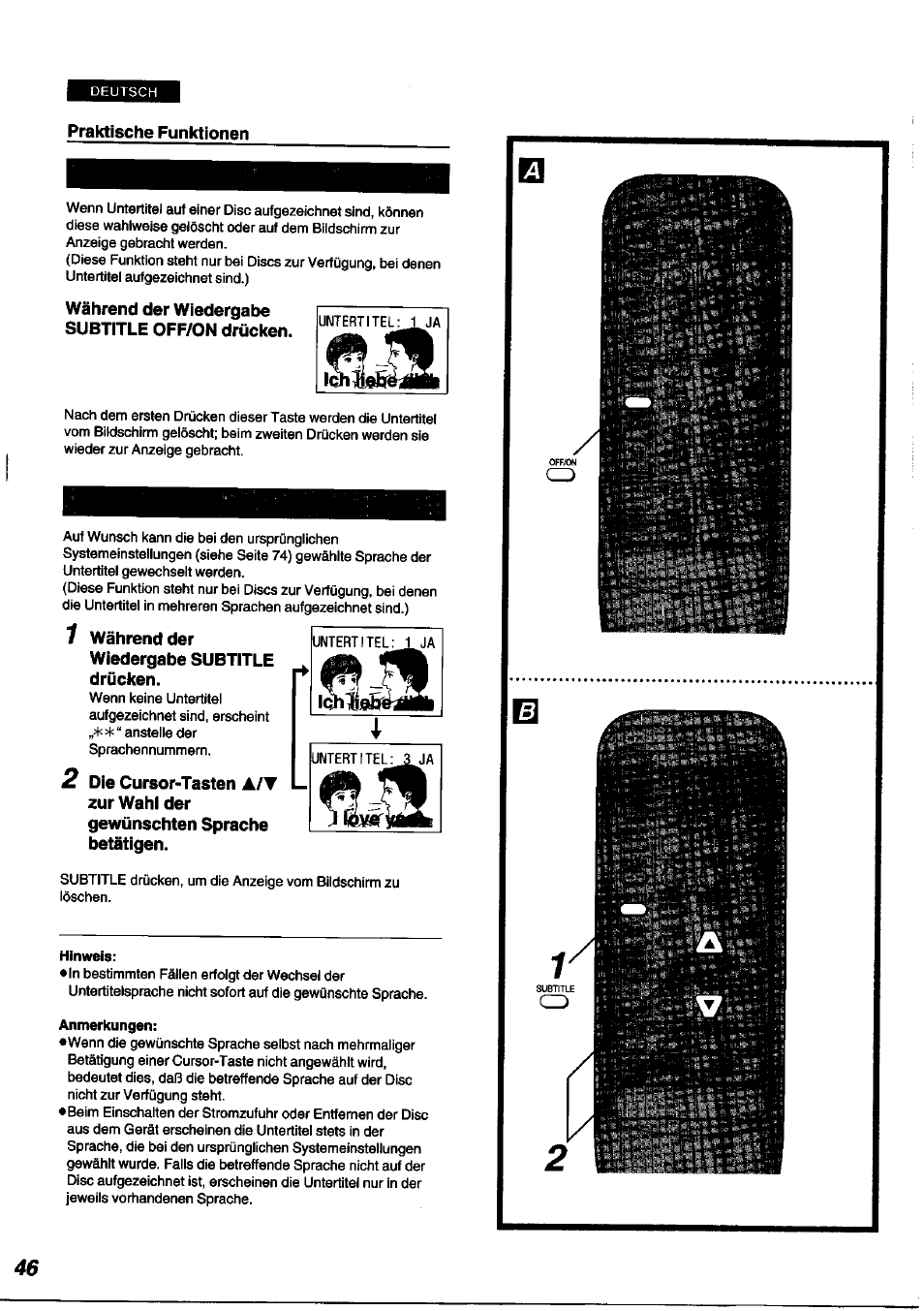 Panasonic DVDA100 User Manual | Page 46 / 96