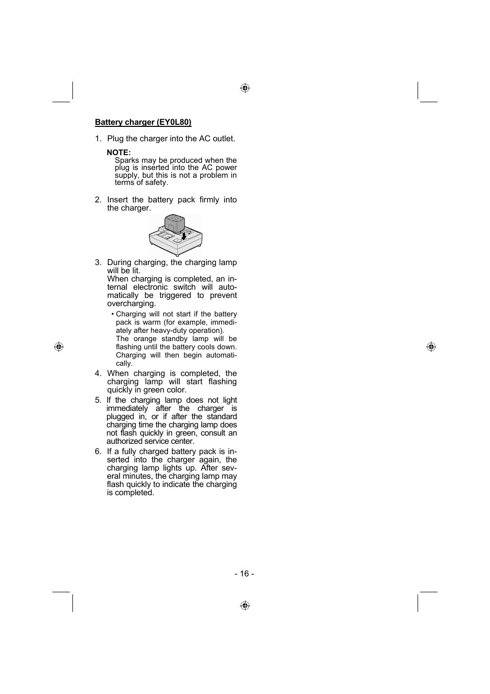 Panasonic EY4640 User Manual | Page 16 / 196