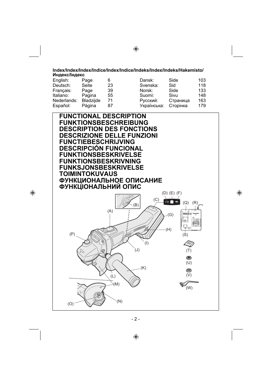 Panasonic EY4640 User Manual | Page 2 / 196