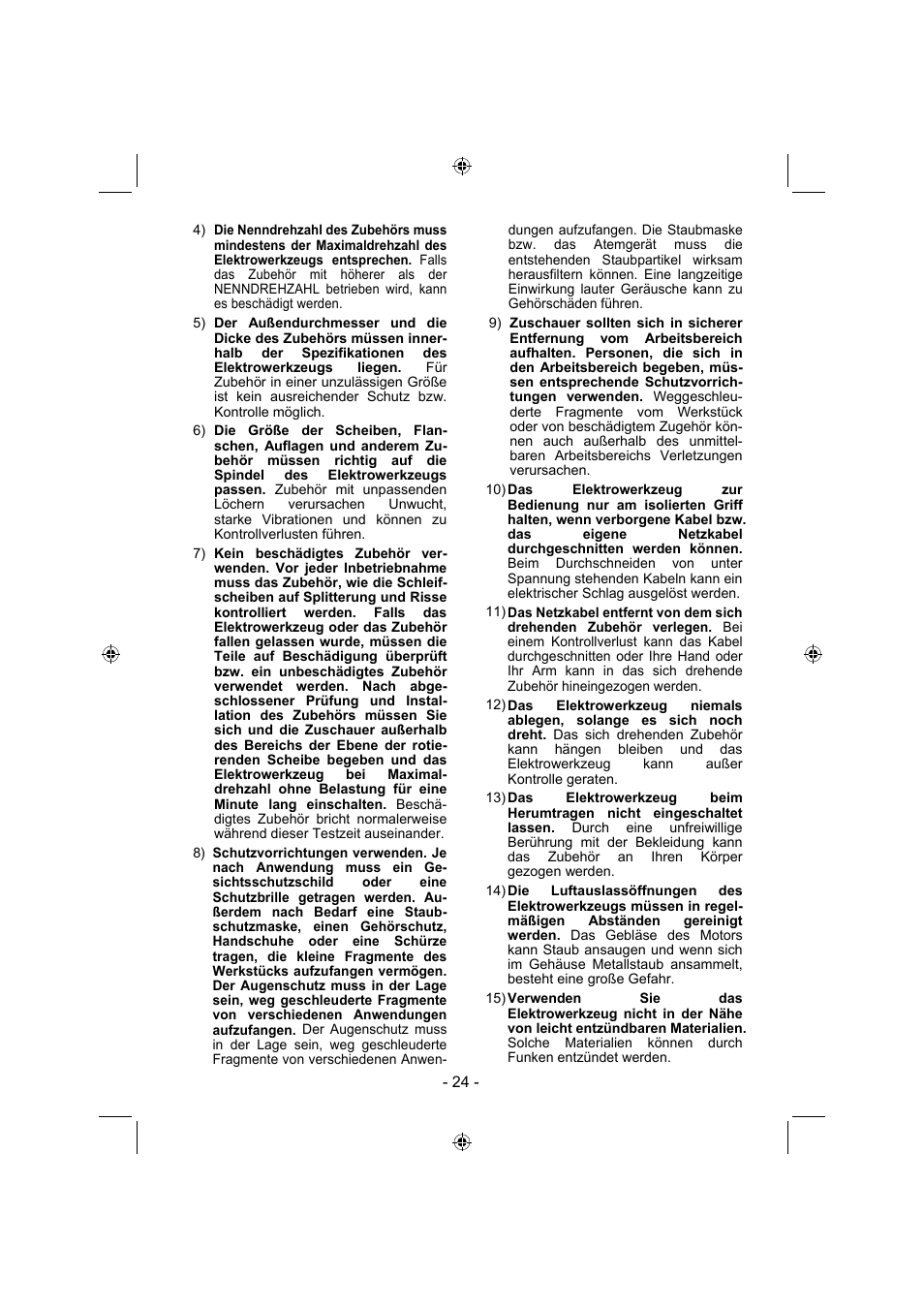 Panasonic EY4640 User Manual | Page 24 / 196