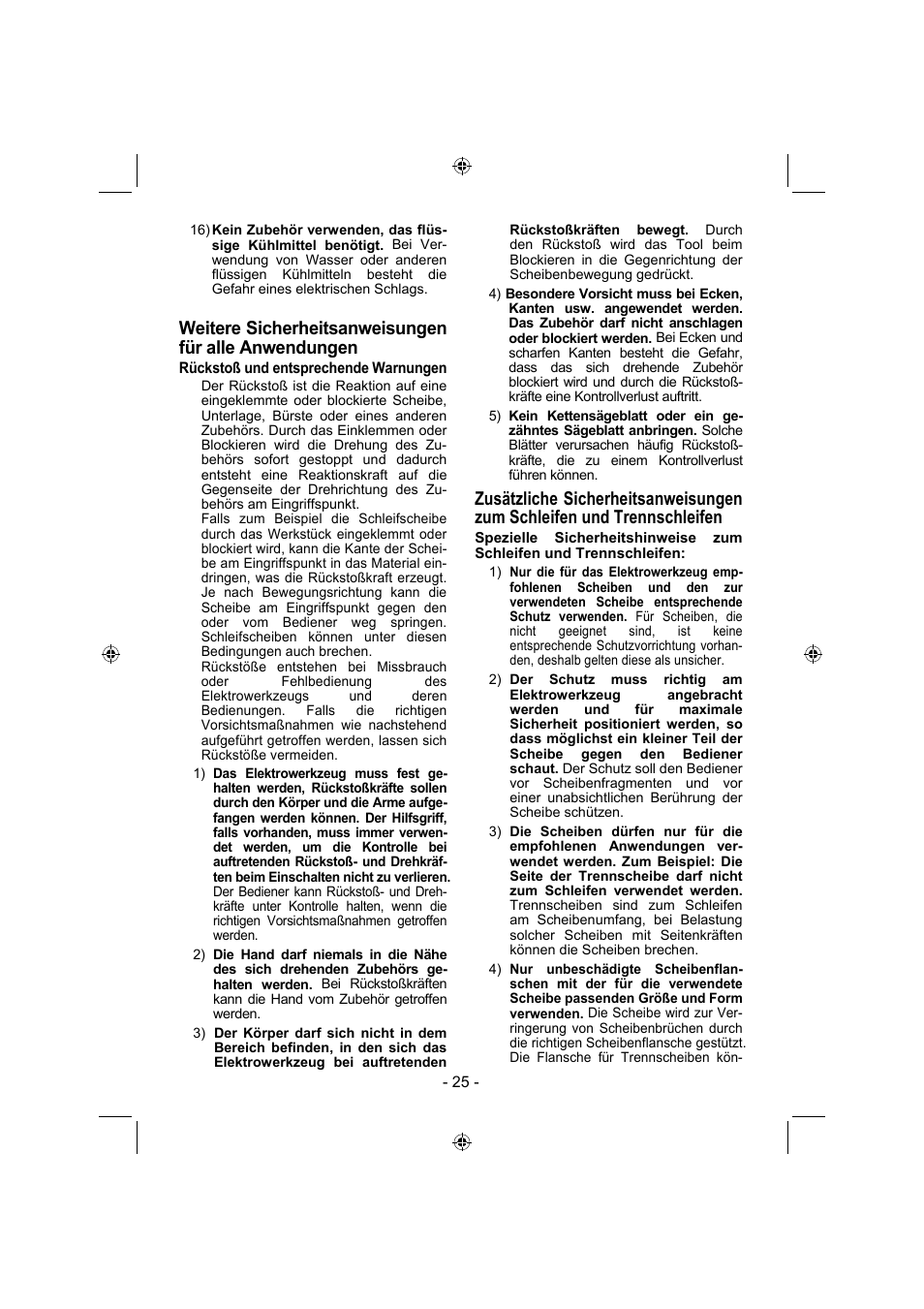 Panasonic EY4640 User Manual | Page 25 / 196