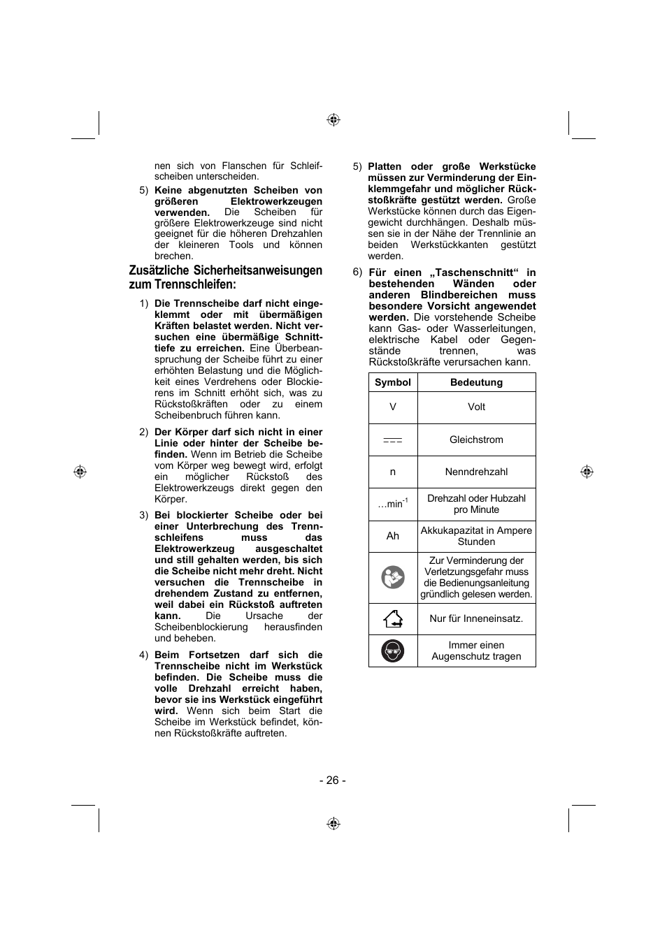 Panasonic EY4640 User Manual | Page 26 / 196