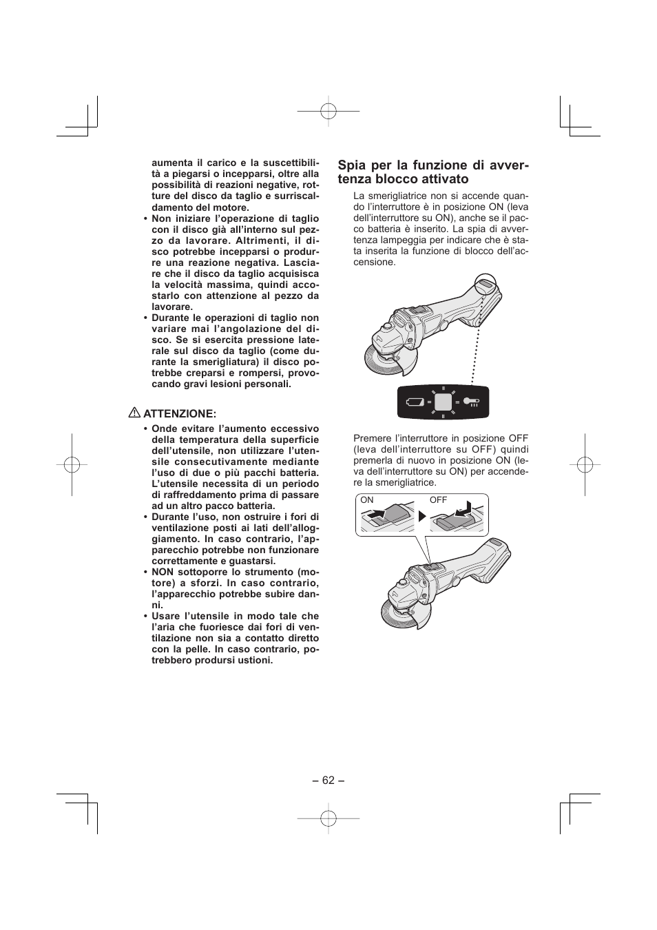 Panasonic EY4640 User Manual | Page 62 / 196