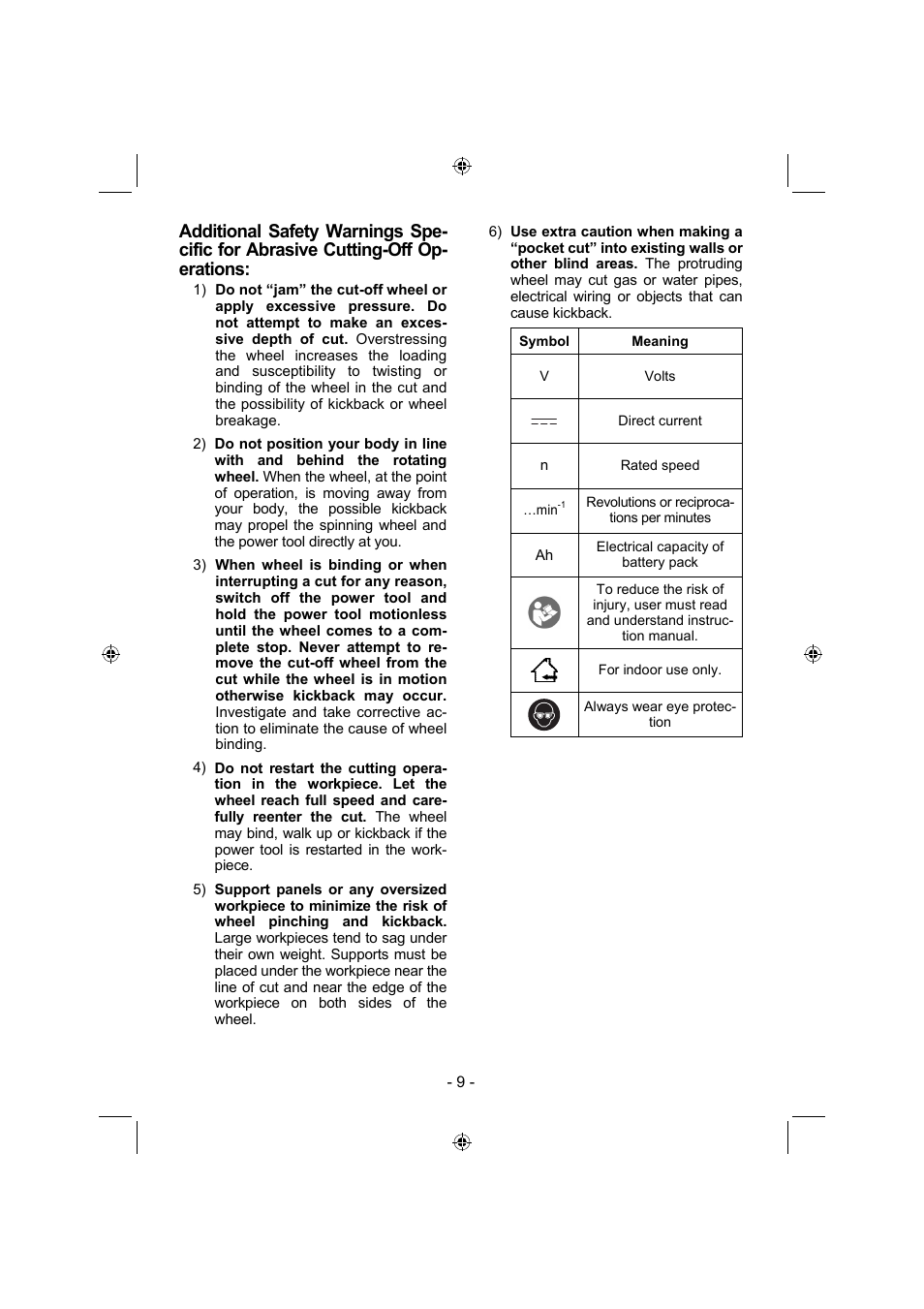 Panasonic EY4640 User Manual | Page 9 / 196