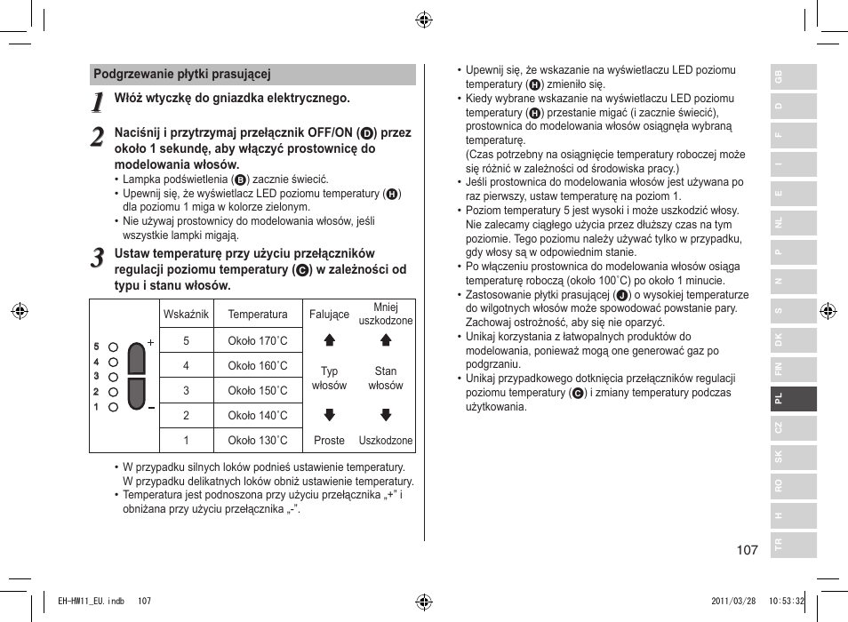 Panasonic EHHW11 User Manual | Page 107 / 158