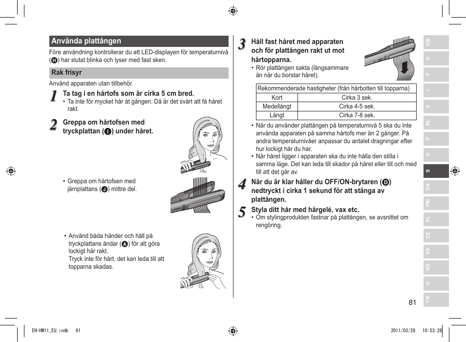 Panasonic EHHW11 User Manual | Page 81 / 158