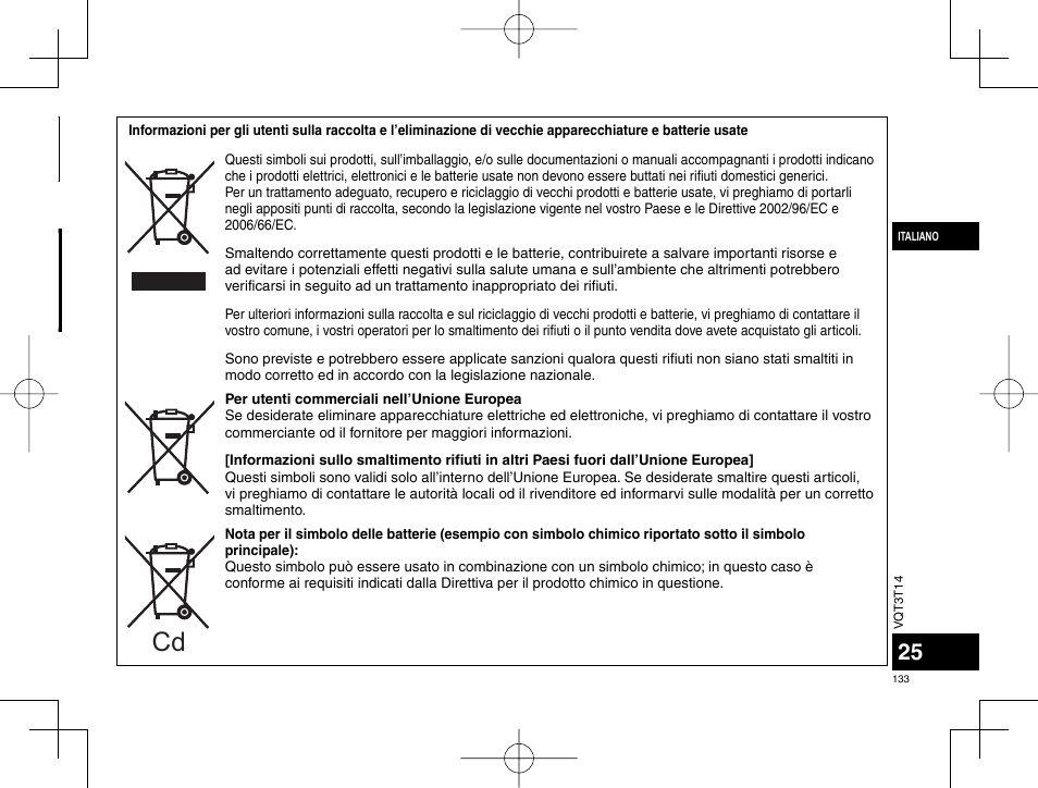Panasonic RRXS410E User Manual | Page 133 / 230