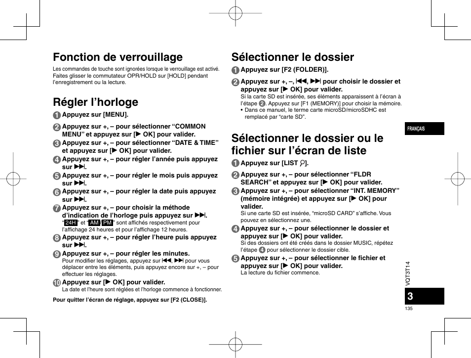 Panasonic RRXS410E User Manual | Page 135 / 230