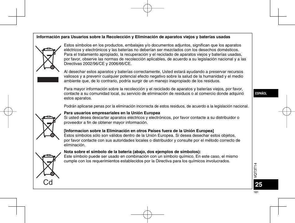 Panasonic RRXS410E User Manual | Page 181 / 230