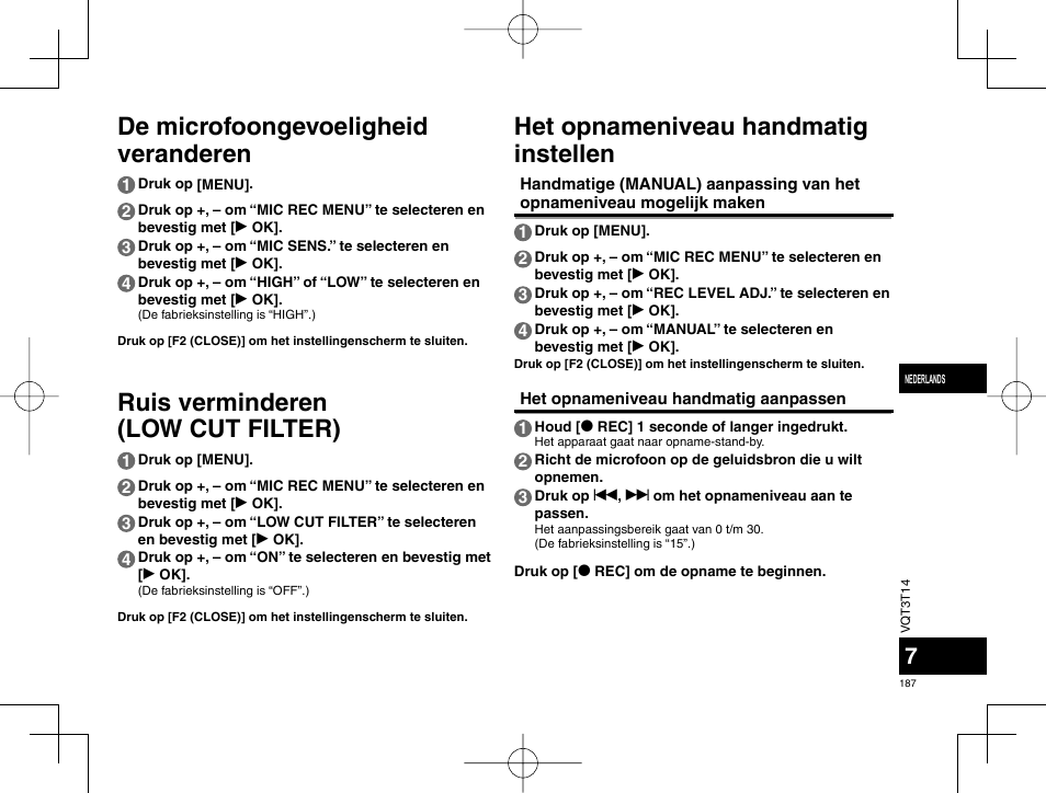Panasonic RRXS410E User Manual | Page 187 / 230