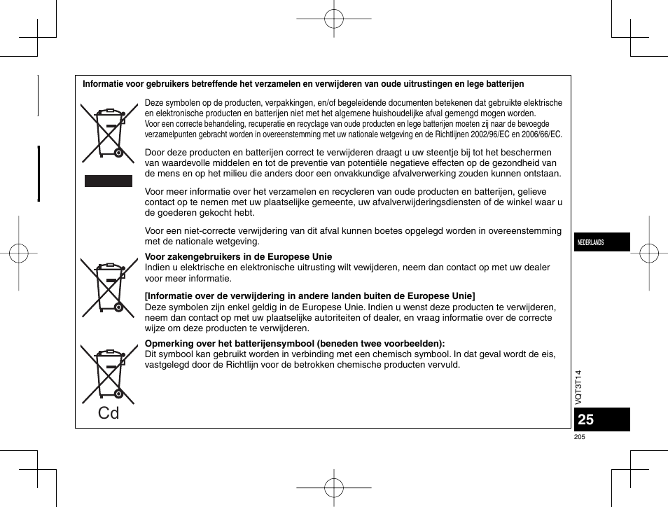 Panasonic RRXS410E User Manual | Page 205 / 230