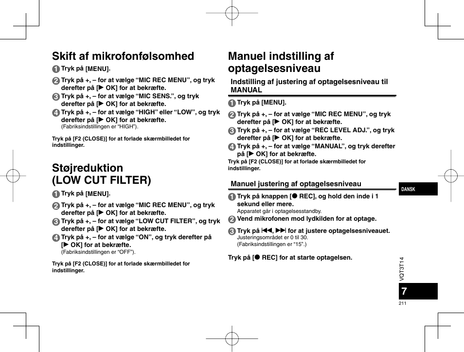 Panasonic RRXS410E User Manual | Page 211 / 230