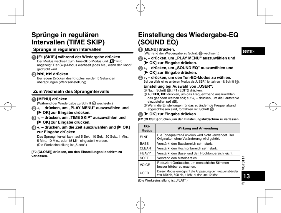 Panasonic RRXS410E User Manual | Page 97 / 230