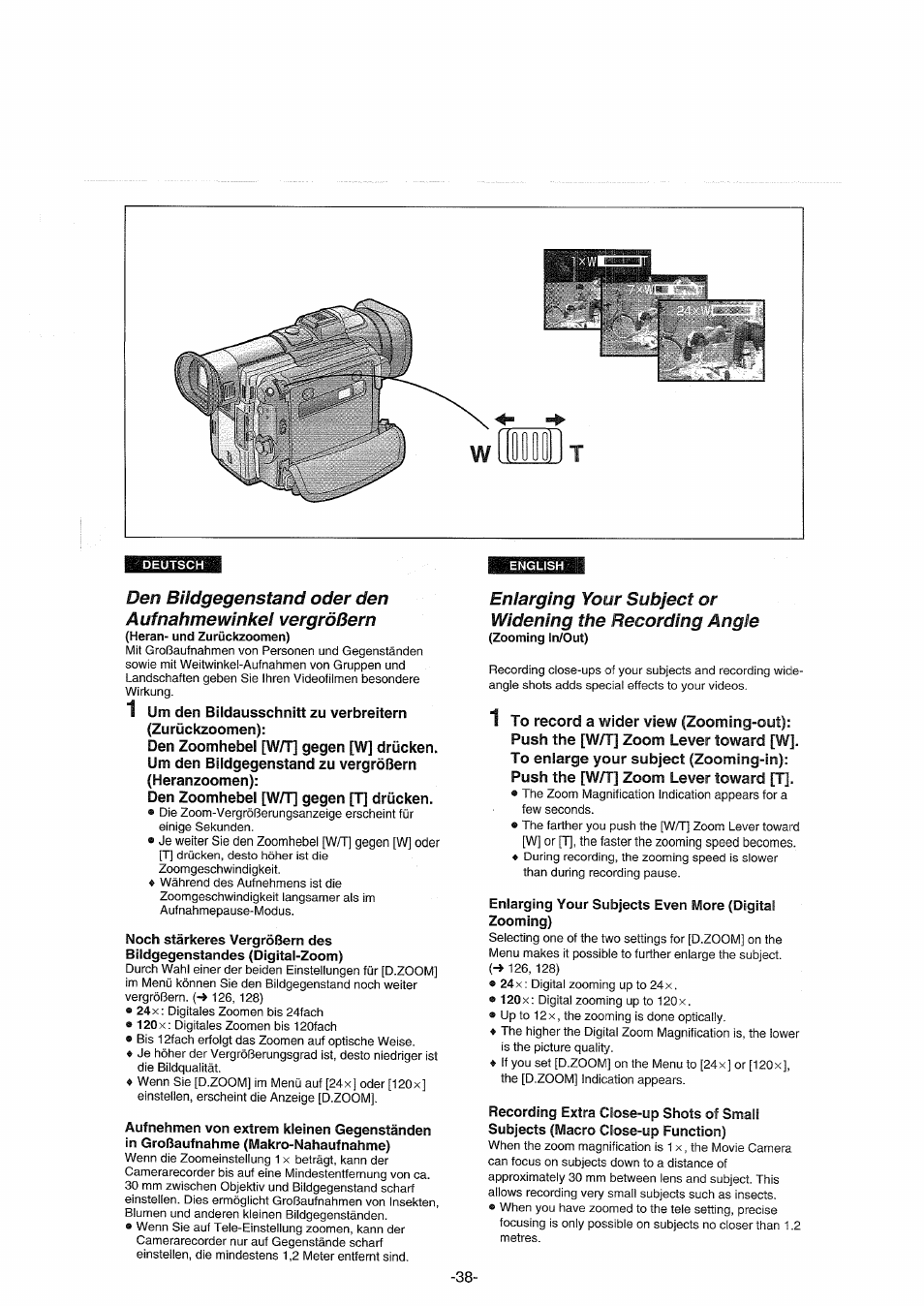 Panasonic NVDX100EG User Manual | Page 38 / 188