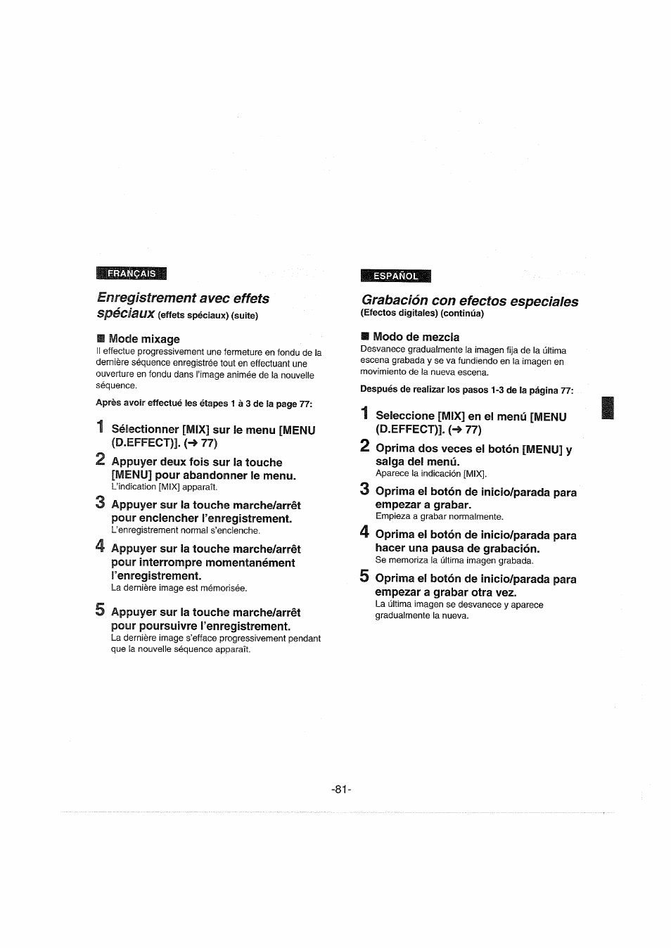 Panasonic NVDX100EG User Manual | Page 81 / 188