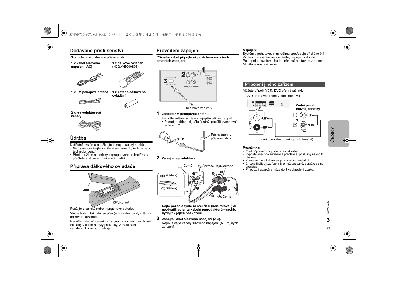Panasonic SCPMX7EG User Manual | Page 23 / 44