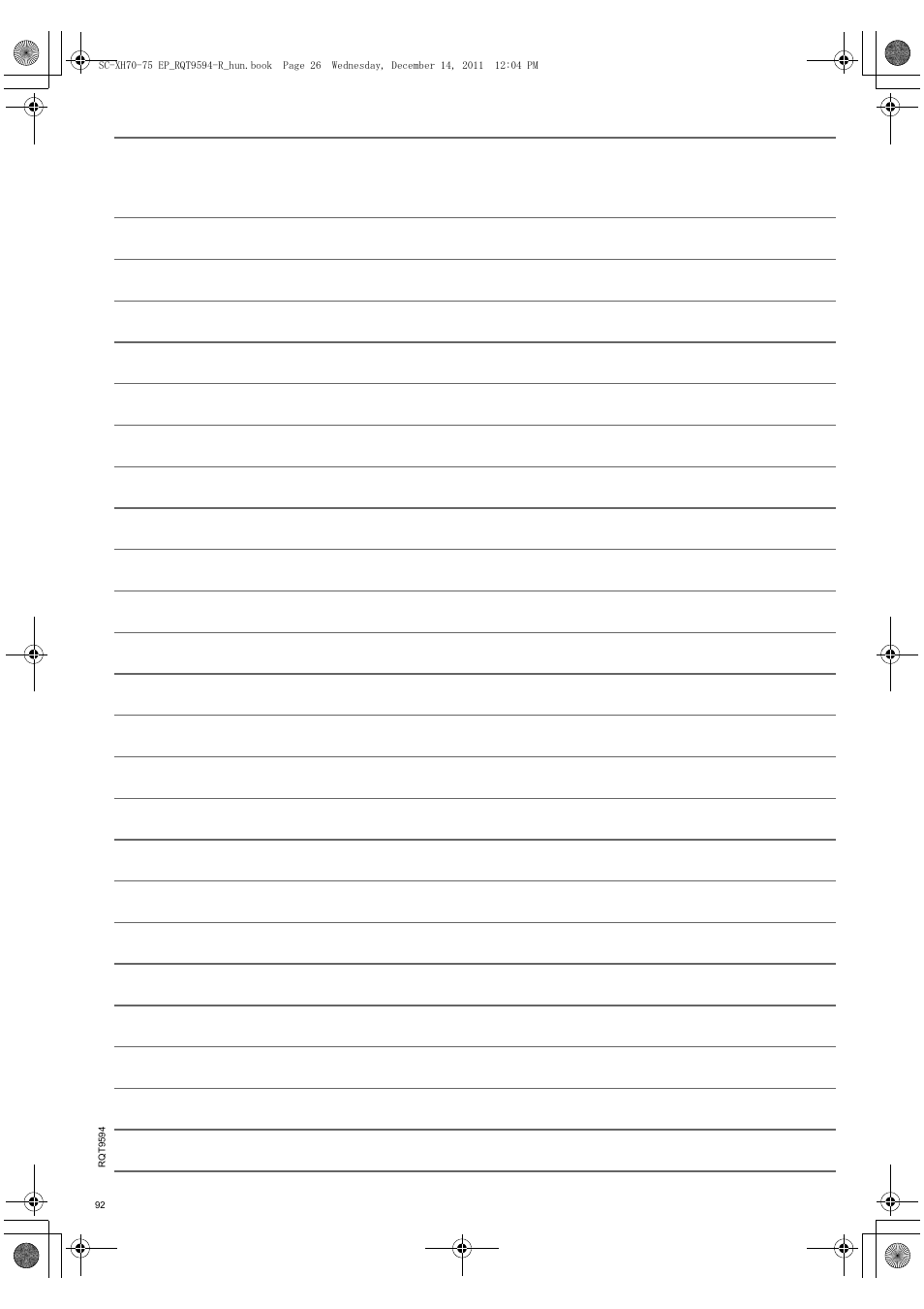 Panasonic SCXH75EP User Manual | Page 92 / 94